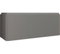 Тумба под раковину подвесная Cezares с шестью выдвижными ящиками STYLUS Grigio nuvola, 140x48x55 см 55233