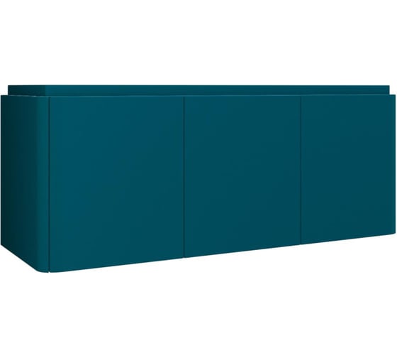 Тумба под раковину подвесная Cezares с шестью выдвижными ящиками STYLUS Blu Petrolio, 140x48x55 см 55232