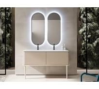 Тумба подвесная под раковину CEZARES IDRA Cotone с двумя выдвижными ящиками, 144x50x42 см 55811