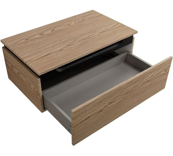 Тумба с одним выкатным ящиком CEZARES SLIDER, дуб тангент, 796x476x300, SLIDER-800-1C-PI-RT-P