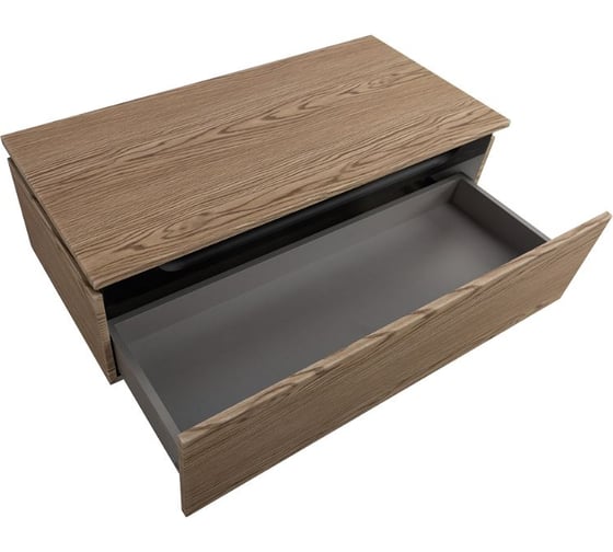 Тумба с одним выкатным ящиком CEZARES SLIDER, дуб тангент, 996x476x300, SLIDER-1000-1C-PI-RT-P
