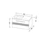 Подвесная тумба SANVIT Соната 2-100 L белый глянец ksonata2100L 3