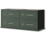 Тумба под раковину Cezares TIFFANY с 4-мя выдвижными ящиками Verde opaco, 120x46x55 см 55332 1