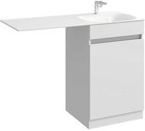 Напольная тумба AQWELLA для ванны FORMA для раковины 37604526, правая, 115 см, белая FOR0105KR