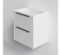 Тумба под раковину LA FENICE SIMPLA Bianco TWIN без раковины, белая, 60 см 531884
