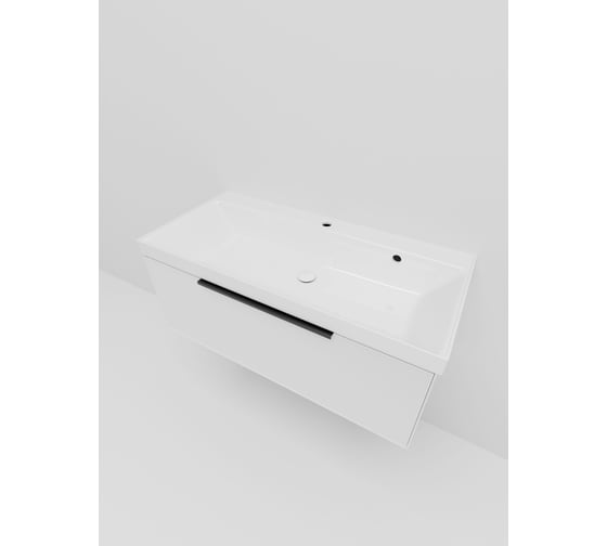 Тумба под раковину LA FENICE SIMPLA Bianco, без раковины, белая, 100 см 531896 1
