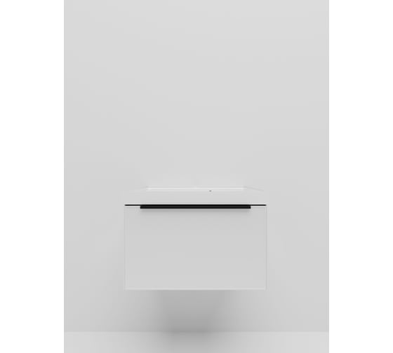 Тумба под раковину LA FENICE SIMPLA Bianco, без раковины, белая, 60 см 531875