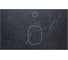 Столешница LA FENICE Granite Black Olive Light Lappato Terra черная 60 см 531873 1