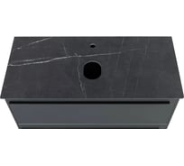 Столешница LA FENICE Granite Black Olive Light Lappato черная 100 см 176966