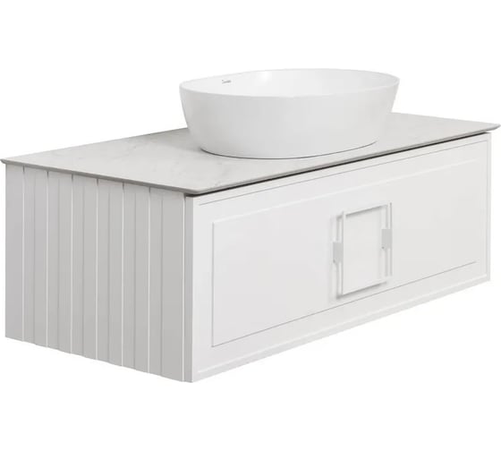 Столешница LA FENICE Granite Gray Structural Белая 100 см 176965