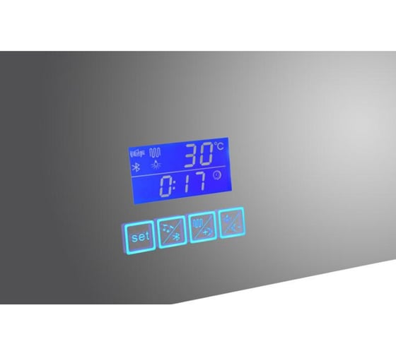 Зеркало с LED-подсветкой MELANA 8060 подогрев, часы, косметическое зеркало Bluetooth MLN-LED091B