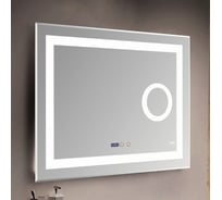 Зеркало с LED-подсветкой MELANA 8060 подогрев часы, косметическое зеркало MLN-LED089