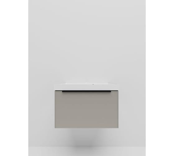 Тумба под раковину (без раковины) LA FENICE SIMPLA Cappuccino бежевая 60 см 531908