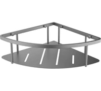 Угловая полка Aquatek AQ4926BGM, шлиф. черный хром 00000139781