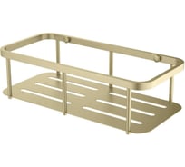 Полка для душа Aquatek AQ4936BG, шлиф. золото 00000139890