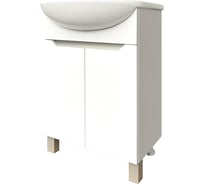 Тумба Акваль Зара 60см, напольная, белая EZ.60.24.00.N