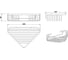 Корзина настенная ALLEN BRAU PRIORITY угловая, хром 6.31A16-00 00313601 2