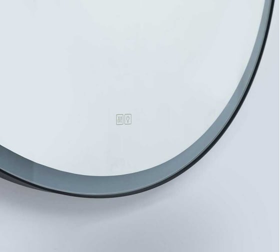 Зеркало Aquanet Тренд D 800 LED черный 316653 00316653