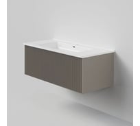 Тумба под раковину (без раковины) LA FENICE TERRA Cappuccino бежевая матовая, 100 см 503604