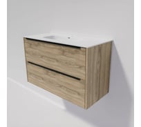 Тумба под раковину (без раковины) LA FENICE TESORO дуб Небраска натуральный, 100 см 503606