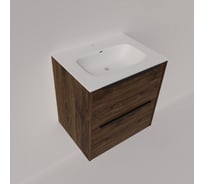 Тумба под раковину (без раковины) LA FENICE TESORO дуб Галифакс табак, 60 см 503597