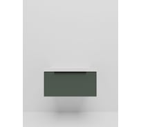 Тумба под раковину (без раковины) LA FENICE SIMPLA Grigio серо-зелёная 80 см 531881