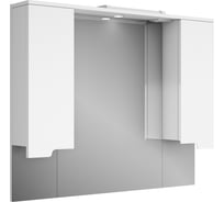 Зеркало-шкаф Uncoria Брента 100, белое 610016