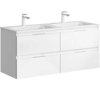 Подвесная тумба AQWELLA для ванной Акцент для раковины 16778137 120 см, белый ACC0112W