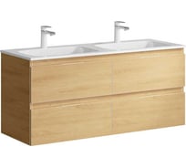 Подвесная тумба AQWELLA для ванной Акцент для раковины 16778137 120 см, дуб золотой ACC0112DZ