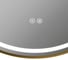 Зеркало Teymi Lina Supernova Gold D80, LED подсветка, сенсор, антипар T20123 ЦБ-00270387 5