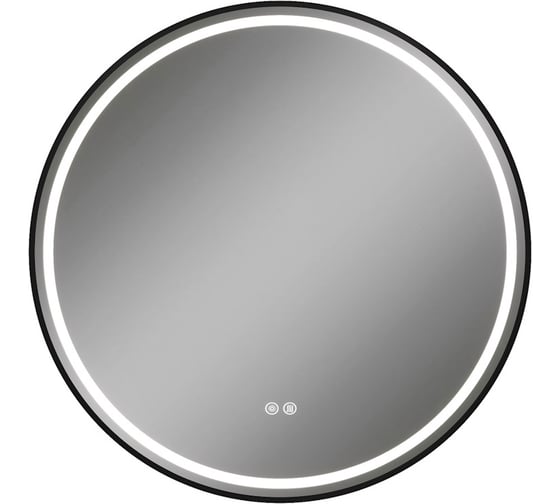 Зеркало Teymi Lina Supernova Black D80, LED подсветка, сенсор, антипар T20124 ЦБ-00270386