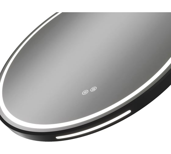 Зеркало Teymi Lina Supernova Black D80, LED подсветка, сенсор, антипар T20124 ЦБ-00270386