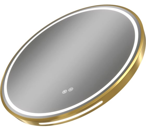 Зеркало Teymi Lina Supernova Gold D60, LED подсветка, сенсор, антипар T20121 ЦБ-00270385