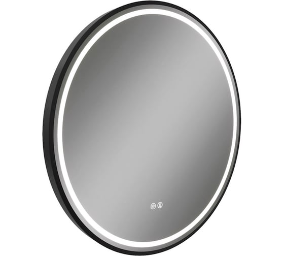Зеркало Teymi Lina Supernova Black D60, LED подсветка, сенсор, антипар T20122 ЦБ-00270384