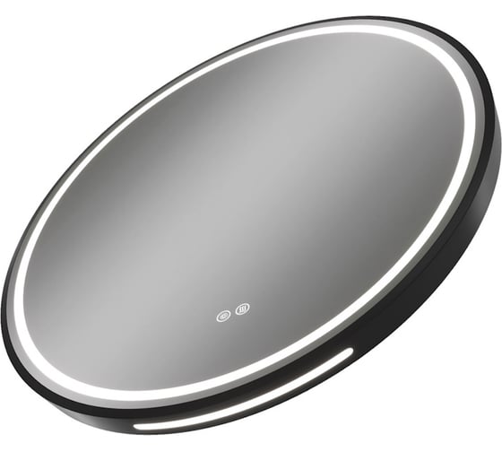 Зеркало Teymi Lina Supernova Black D60, LED подсветка, сенсор, антипар T20122 ЦБ-00270384