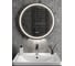 Зеркало Teymi Lina Supernova Black D60, LED подсветка, сенсор, антипар T20122 ЦБ-00270384 9