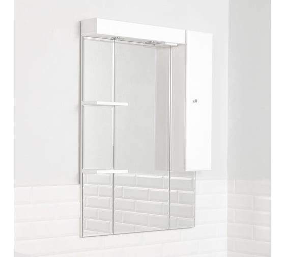 Шкаф-зеркало ИТАНА Classic 85 850х155х1100 правое 26578