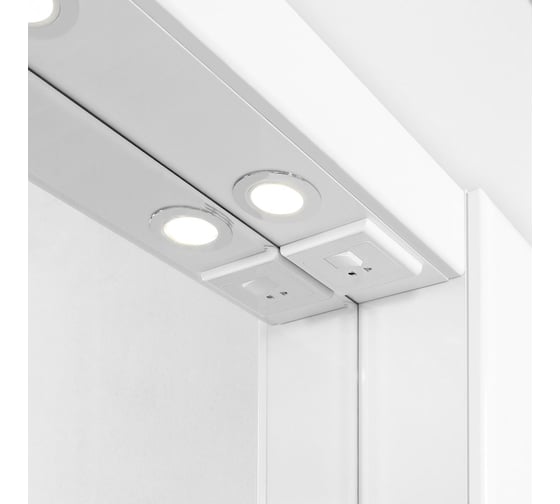 Шкаф-зеркало ИТАНА Classic 85 850х155х1100 правое 26578