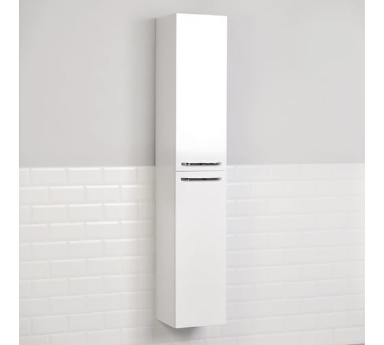 Подвесной/напольный пенал ИТАНА White 30 300х300х1700 44525