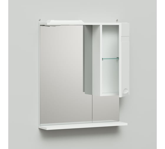 Шкаф зеркало ИТАНА Nrava Aqua Адель 65 650х150х750 правое 35689