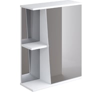 Шкаф зеркало ИТАНА Nrava Aqua Уют 55 550х210х700 скошенный с полкой правый 78359