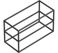 Металлический двухъярусный сварной каркас под раковину Cezares CADRO 50 подвесной, 1000x500x580 CADRO 50-100/50/58-2C-SO-MET-ST