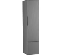 Колонна подвесная с распашной дверью CEZARES PREMIUM Plisse Grigio nuvola, реверсивная, 35x20x140 см, 55599