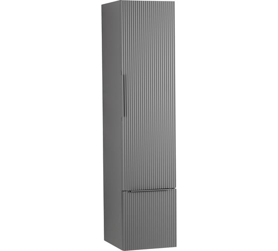 Колонна подвесная с распашной дверью CEZARES PREMIUM Plisse Grigio nuvola, реверсивная, 35x20x140 см, 55599