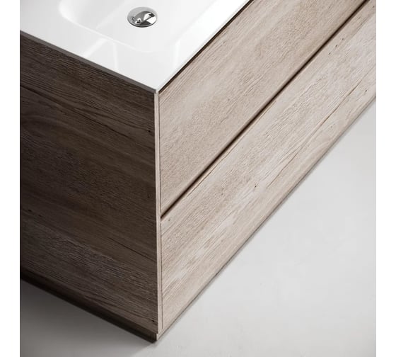 Тумба под раковину Sancos Libra Floor напольная, 1190x450x840, 2 ящика с доводчиками, дуб галифакс натуральный, LB120F-2EG