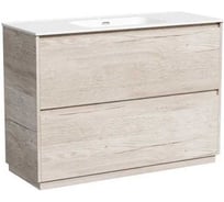 Тумба под раковину Sancos Libra Floor напольная, 1190x450x840, 2 ящика с доводчиками, дуб галифакс натуральный, LB120F-1EG