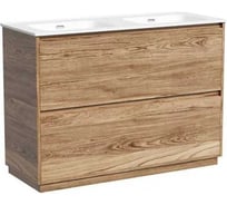 Тумба под раковину Sancos Libra Floor напольная, 1190x450x840, 2 ящика с доводчиками, дуб чарльстон, LB120F-2ECH