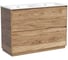 Тумба под раковину Sancos Libra Floor напольная, 1190x450x840, 2 ящика с доводчиками, дуб чарльстон, LB120F-2ECH 1