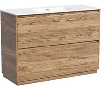 Тумба под раковину Sancos Libra Floor напольная, 1190x450x840, 2 ящика с доводчиками, дуб чарльстон, LB120F-1ECH
