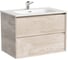 Подвесная тумба Sancos Marmi 2.0 690x445x520 с двумя ящиками оснащенными доводчиками скрытого монтажа, дуб галифакс натуральный, арт. MR2.070EG 1